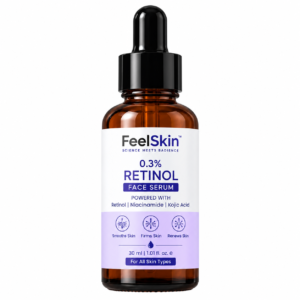 FeelSkin 0.3% Retinol Face Serum with Niacinamide & Kojic Acid – 30ml