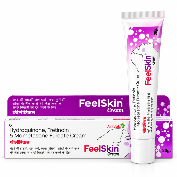 FeelSkin Cream Packaging Render